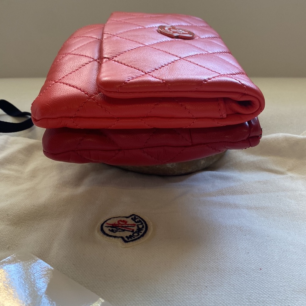 Moncler Poppy Quilted Leather Crossbody - Picture 4 of 7